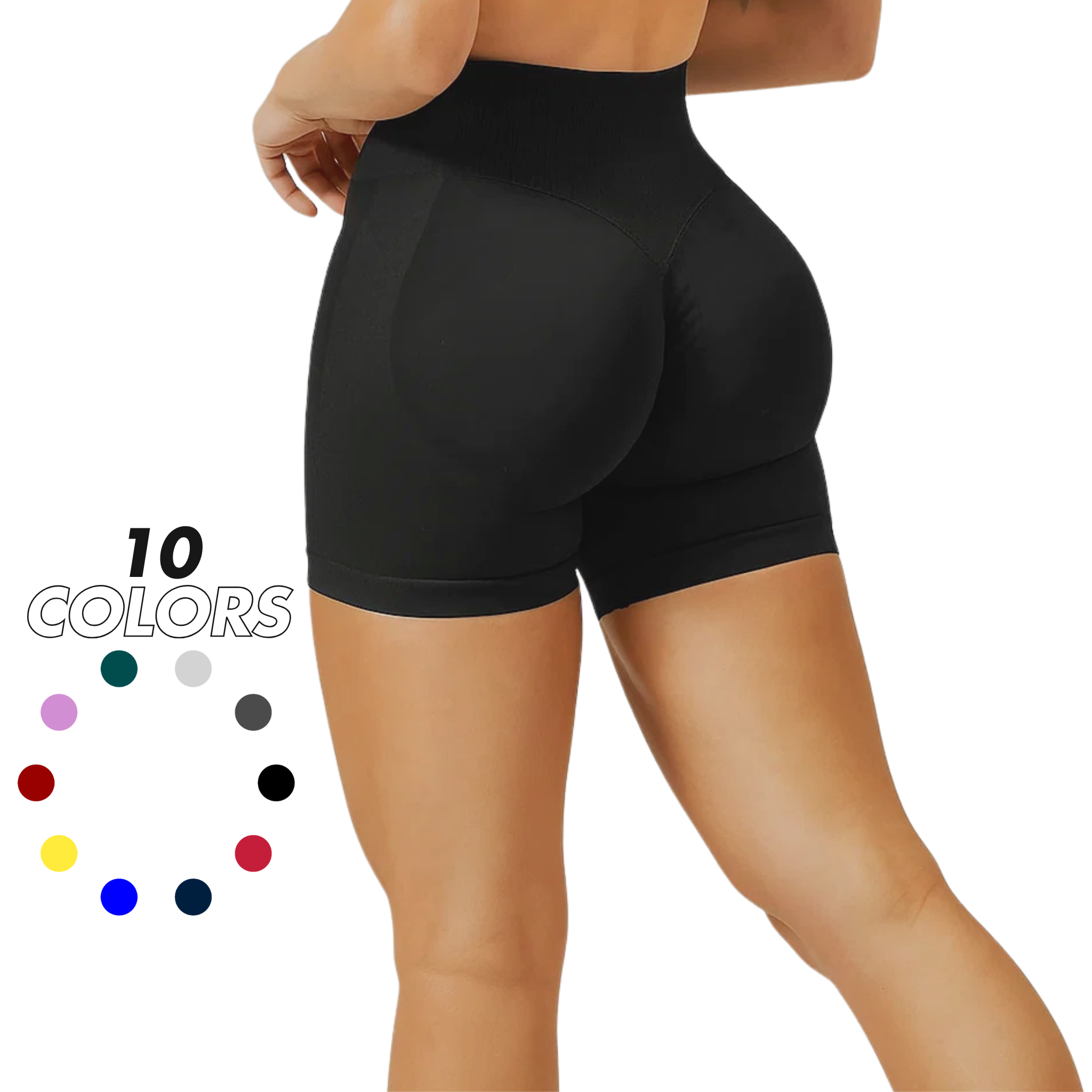Asara Sculpt Seamless Gym Shorts