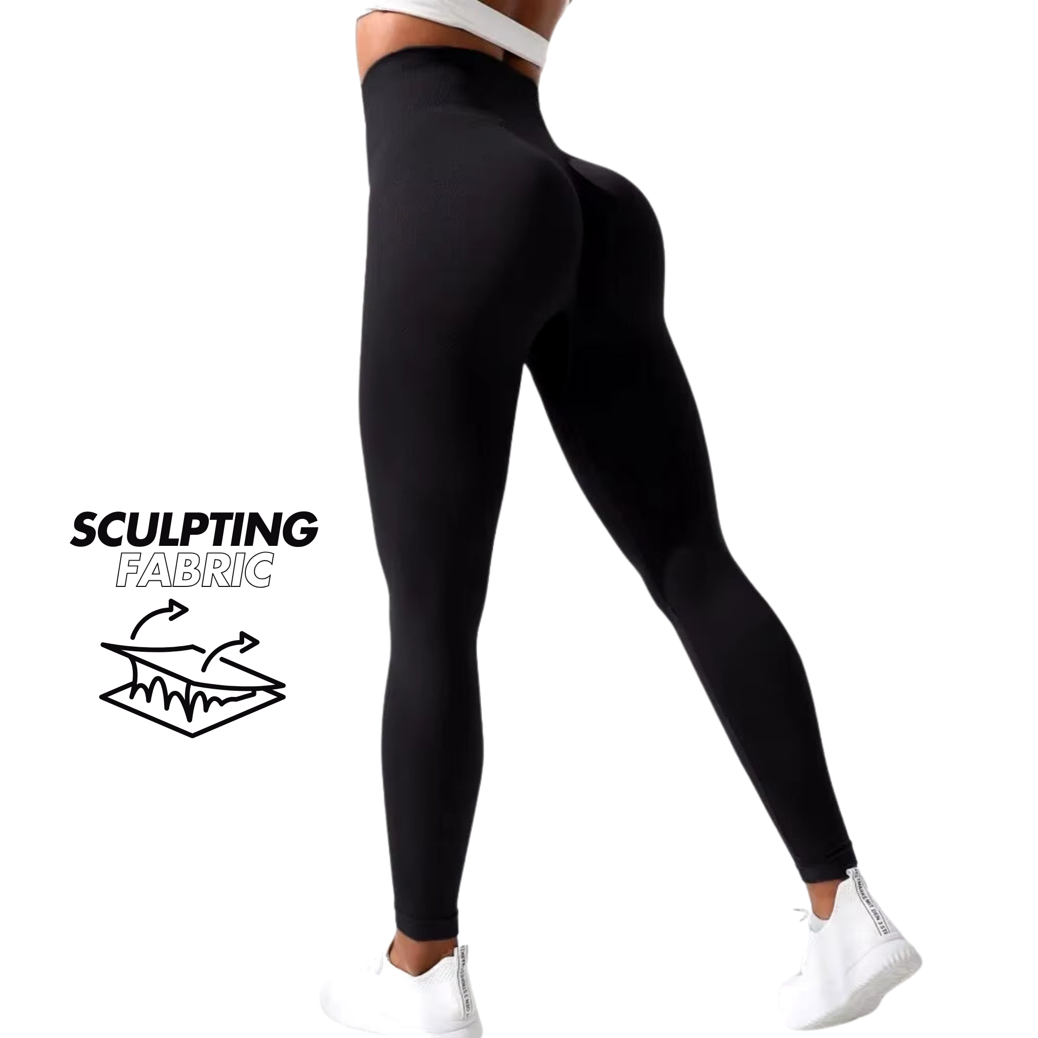 Asara Stretchy Seamless Exercise Leggings