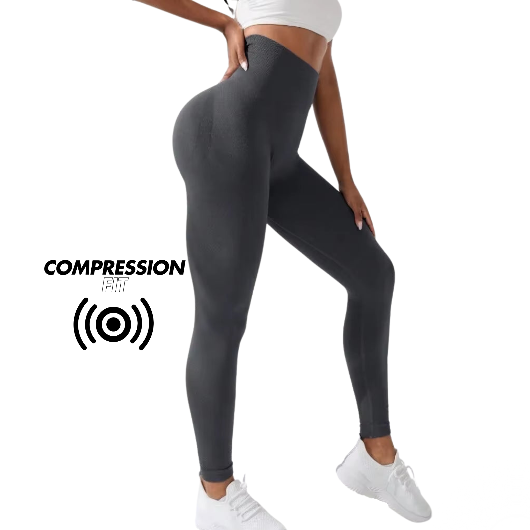 Asara Stretchy Seamless Exercise Leggings