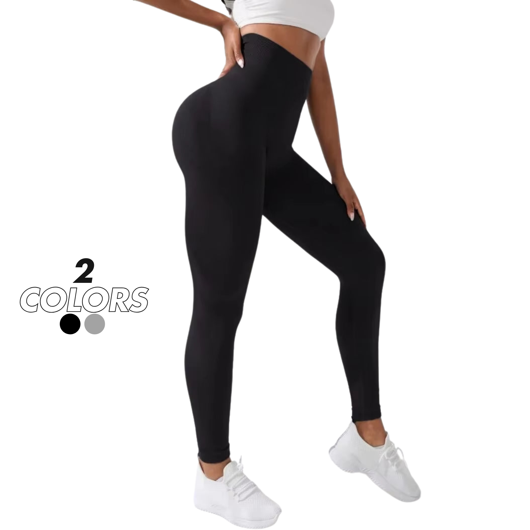 Asara Stretchy Seamless Exercise Leggings