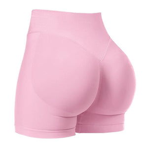 Czguke4.5''Shorts Seamless Low Ribbed Waistband Gym Shorts Scrunch Bum Yoga Shorts Booty High Stretch Running Bike Shorts