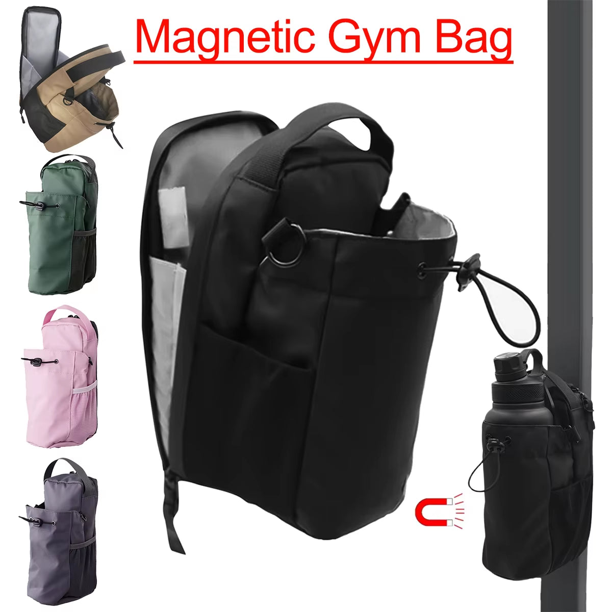 Asara Magnetic Gym Bag