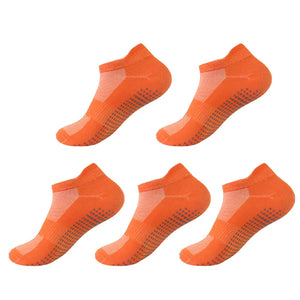 Asara 5 Pairs Non-Slip Yoga Socks