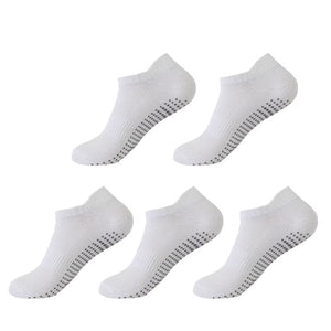 Asara 5 Pairs Non-Slip Yoga Socks