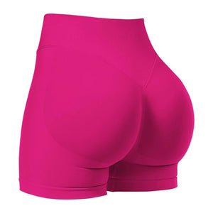 Czguke4.5''Shorts Seamless Low Ribbed Waistband Gym Shorts Scrunch Bum Yoga Shorts Booty High Stretch Running Bike Shorts