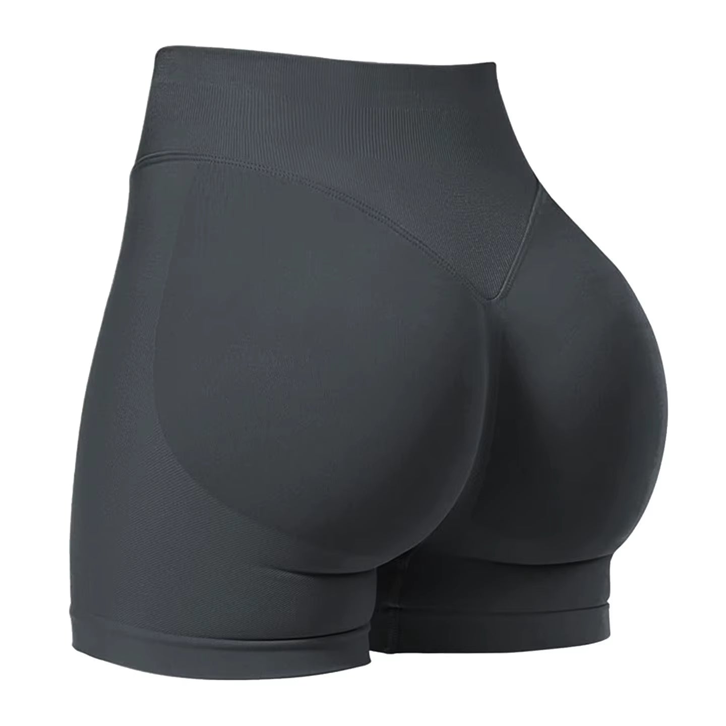 Czguke4.5''Shorts Seamless Low Ribbed Waistband Gym Shorts Scrunch Bum Yoga Shorts Booty High Stretch Running Bike Shorts