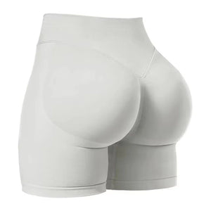 Czguke4.5''Shorts Seamless Low Ribbed Waistband Gym Shorts Scrunch Bum Yoga Shorts Booty High Stretch Running Bike Shorts