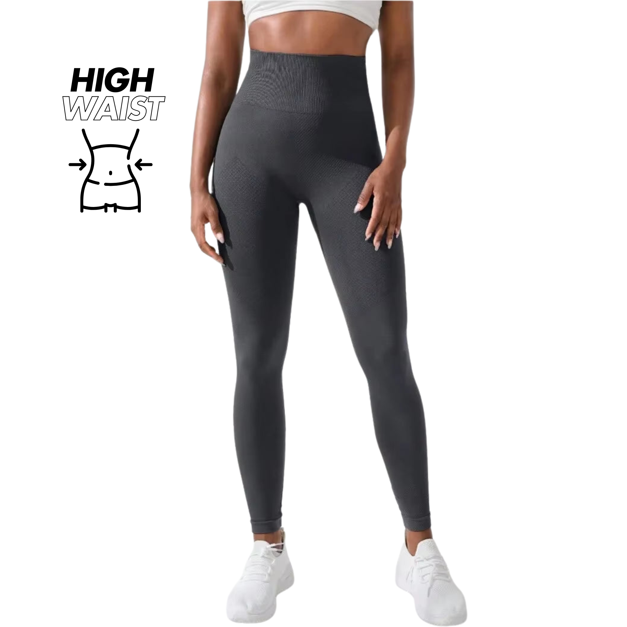 Asara Stretchy Seamless Exercise Leggings